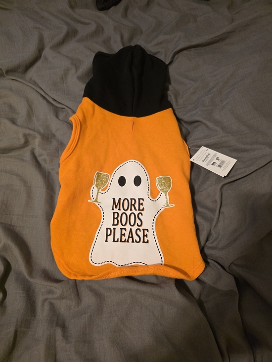 Other - Halloween Ghost Hoodie Tank - Orange & Black* Nwt